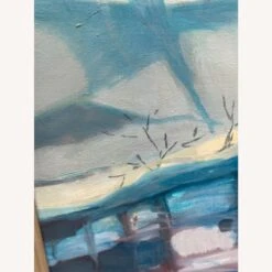 Vintage 1970s Signed Snow Landscape Oil Painting -Othe Furniture Shop 1500 1500 frame 0 6090