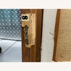 Vintage 1970s Signed Snow Landscape Oil Painting -Othe Furniture Shop 1500 1500 frame 0 6093