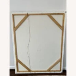 Blue And Pink Abstract Canvas Painting