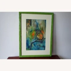 Handpainted Watercolors "Woodland Scene" -Othe Furniture Shop 1500 1500 frame 0 6305