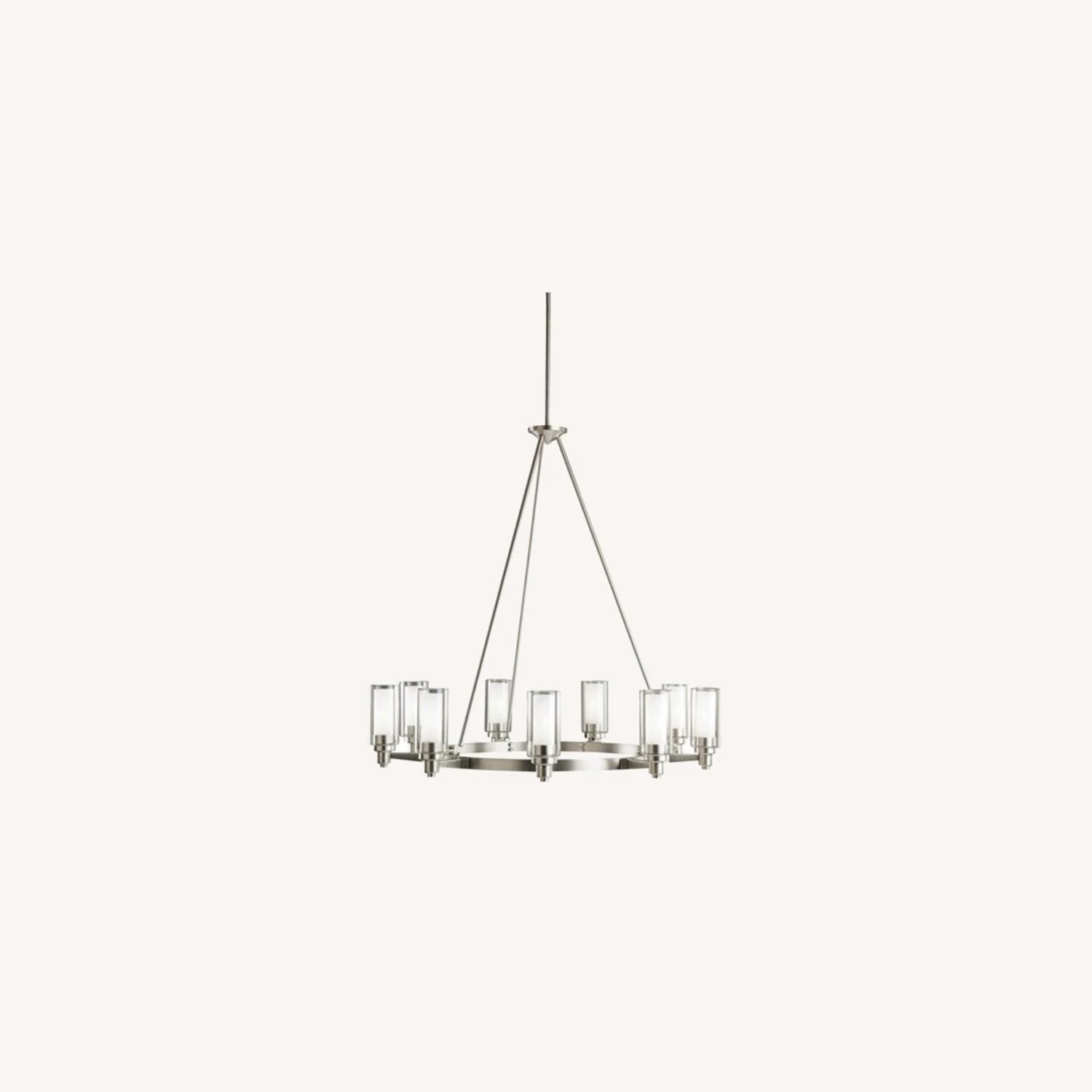 Kichler Circolo 9 Light Chandelier Brushed Nickel 9 Kichler Circolo 9 Light Chandelier Brushed Nickel - Image 7
