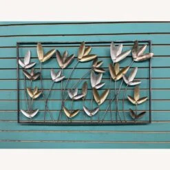 DecMode Metal Wall Flower Sculpture -Othe Furniture Shop 1500 1500 frame 0 6381