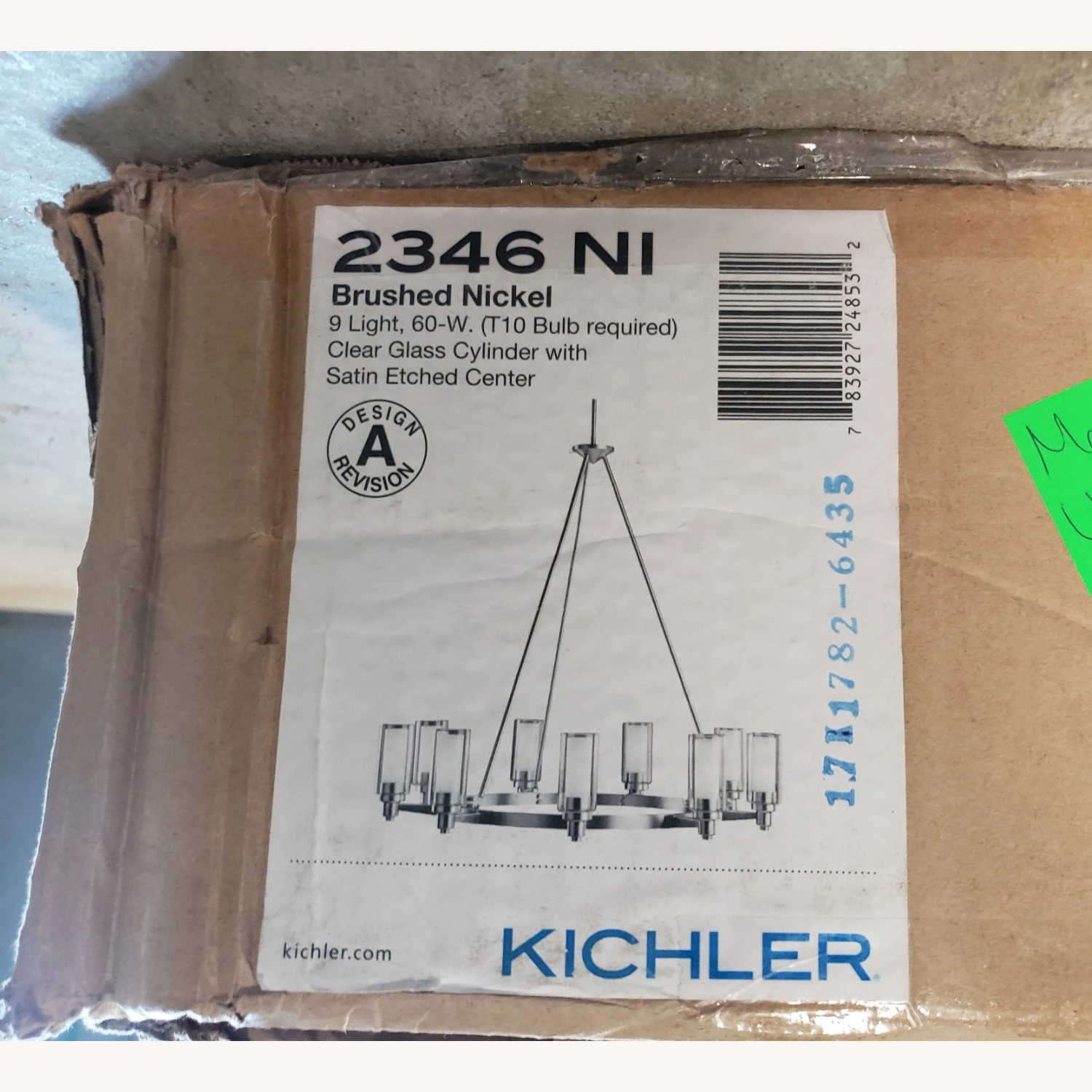 Kichler Circolo 9 Light Chandelier Brushed Nickel 14 Kichler Circolo 9 Light Chandelier Brushed Nickel - Image 12