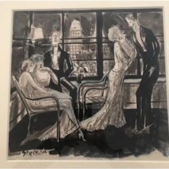 Cartoon Black & White Original Barbara Shermund -Othe Furniture Shop 1500 1500 frame 0 6436