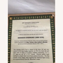 Cartoon Black & White Original Barbara Shermund -Othe Furniture Shop 1500 1500 frame 0 6439