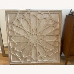 Graphic Wood Square Dimensional Wall Art Whitewash -Othe Furniture Shop 1500 1500 frame 0 6459