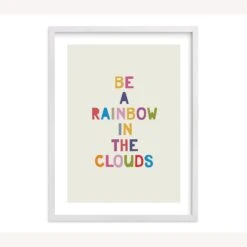 Minted Rainbow In A Cloud Wall Art By Hanna Mac -Othe Furniture Shop 1500 1500 frame 0 6469