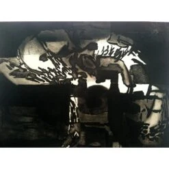 Other Mid Century Modernist Print 1960s "Obsidian" -Othe Furniture Shop 1500 1500 frame 0 6477