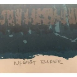 Other Vintage Print "Night Rider" 1980's Modernist 80s -Othe Furniture Shop 1500 1500 frame 0 6504