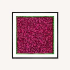MoMA Keith Haring Pink & Green Framed Print