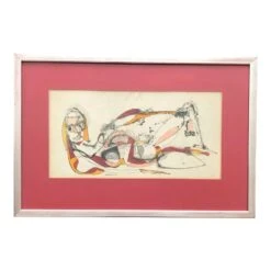 Other Vintage 1960s Abstract Nude By Malcolm Edgar Case -Othe Furniture Shop 1500 1500 frame 0 6570