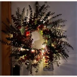 Other Stylish WreathEucalyptus Foliage & Fairy Lights -Othe Furniture Shop 1500 1500 frame 0 6623