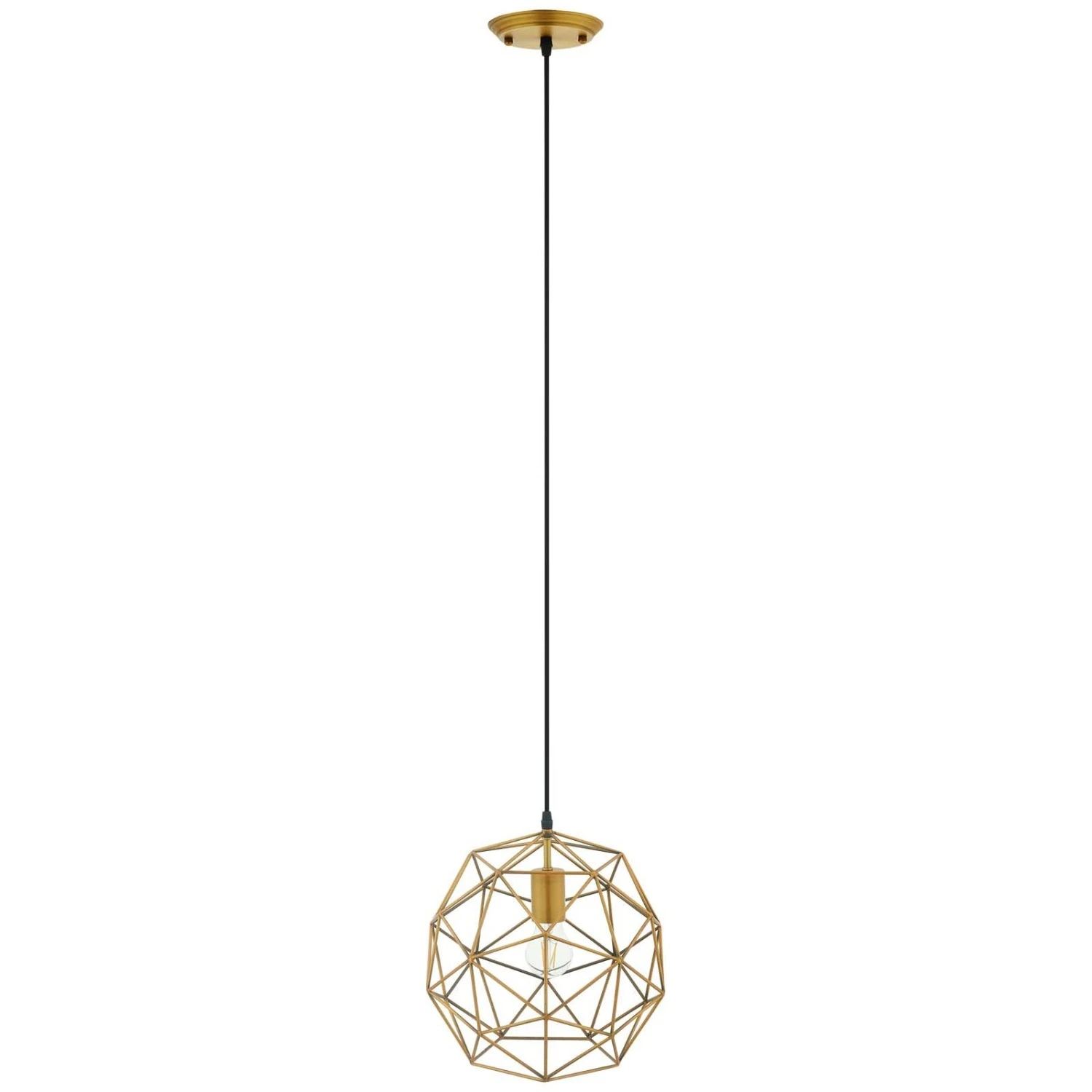 Other Pendant Light In Geometric Antique Brass Finish 7 Other Pendant Light In Geometric Antique Brass Finish - Image 5
