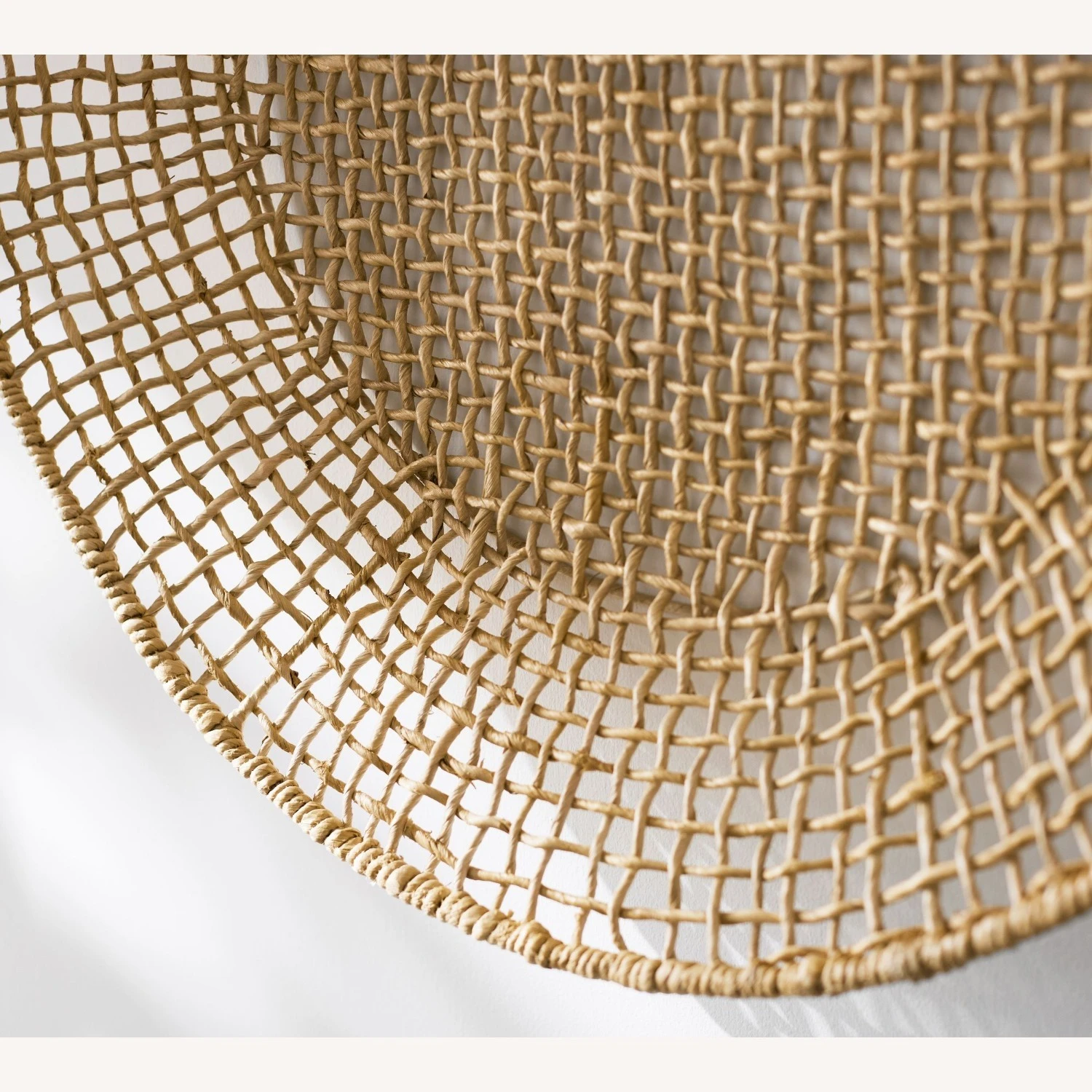 Pottery Barn Asha Abaca Wall Baskets - Set Of 3 5 Pottery Barn Asha Abaca Wall Baskets - Set Of 3 - Image 3