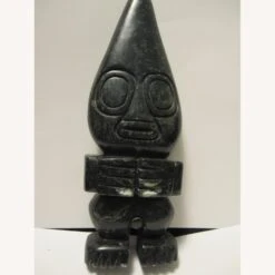 Vintage Black Stone Sculpture
