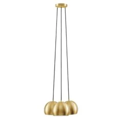 Other 3-Light Metal Pendant Light In Satin Brass -Othe Furniture Shop 1500 1500 frame 0 679