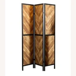 Other 3-Panel Screen In Rustic Tobacco & Black Finish -Othe Furniture Shop 1500 1500 frame 0 6803