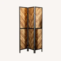 Other 3-Panel Screen In Rustic Tobacco & Black Finish -Othe Furniture Shop 1500 1500 frame 0 6804