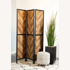 Other 3-Panel Screen In Rustic Tobacco & Black Finish -Othe Furniture Shop 1500 1500 frame 0 6805