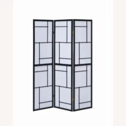 Other 3-Panel Screen In White Paper W/ Black Wood Finish -Othe Furniture Shop 1500 1500 frame 0 6822