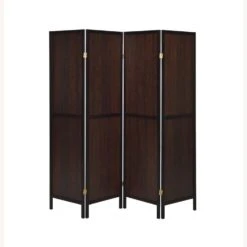 Other 4-Panel Screen In Tobacco & Cappuccino Finish