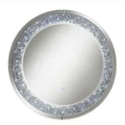 Other Wall Mirror In Silver Finish W/ LED Switch -Othe Furniture Shop 1500 1500 frame 0 6931