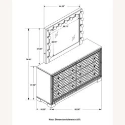 Other Mirror In Metallic Mercury With Mirror Strips Frame