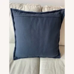 CB2 Jersey Interknit Navy Pillow -Othe Furniture Shop 1500 1500 frame 0 6971