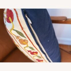 Bespoke Silk Mid Century Modern Green And Pattern Pillow -Othe Furniture Shop 1500 1500 frame 0 6986