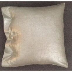 Other Modern Luxe Metallic Linen Pillow