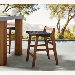 Pottery Barn Abbott Acacia Woven Outdoor Counter Stool -Othe Furniture Shop 1500 1500 frame 0 7058