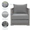 Other Outdoor Armchair In Gray Rattan & Gray Cushion 2 Other Outdoor Armchair In Gray Rattan & Gray Cushion -Othe Furniture Shop 1500 1500 frame 0 7061