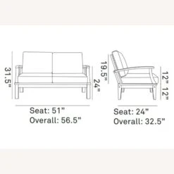 Other Outdoor Loveseat In Natural Finish & White Cushion 13 Other Outdoor Loveseat In Natural Finish & White Cushion -Othe Furniture Shop 1500 1500 frame 0 7106
