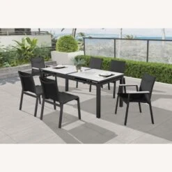 Other Outdoor Dining Chair In Black Waterproof Fabric -Othe Furniture Shop 1500 1500 frame 0 7127