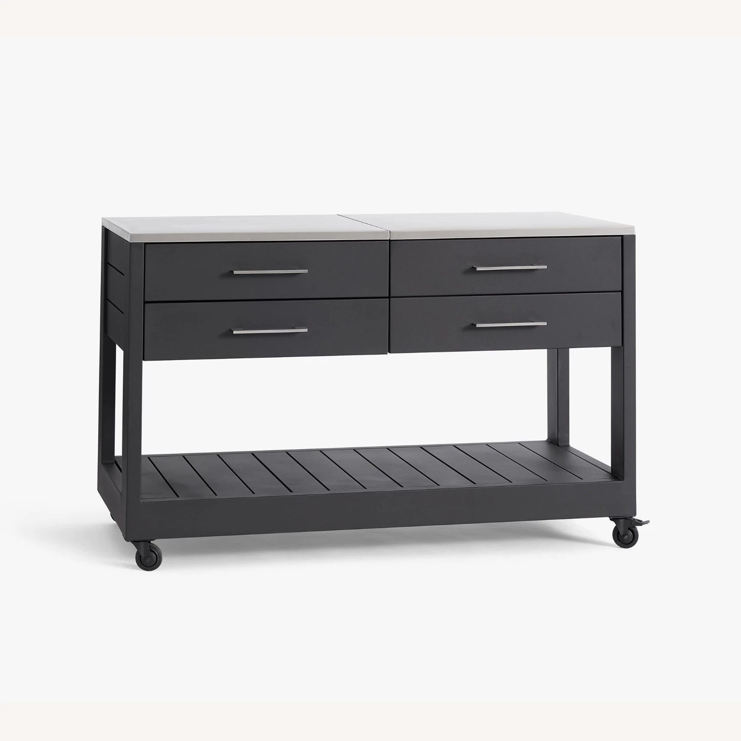 Pottery Barn Malibu Metal Outdoor Kitchen Island 9 Pottery Barn Malibu Metal Outdoor Kitchen Island - Image 7