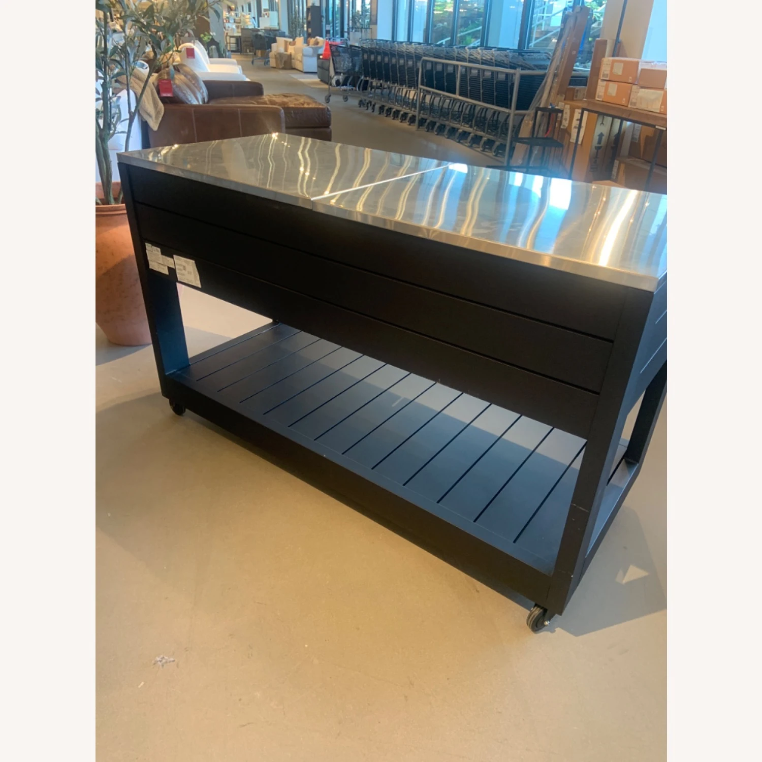 Pottery Barn Malibu Metal Outdoor Kitchen Island 20 Pottery Barn Malibu Metal Outdoor Kitchen Island - Image 18