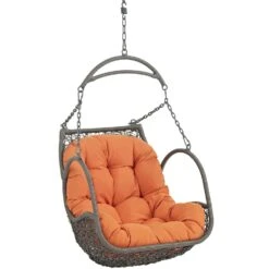 Other Outdoor Patio Swing Chair In Orange Fabric Cushion -Othe Furniture Shop 1500 1500 frame 0 7153