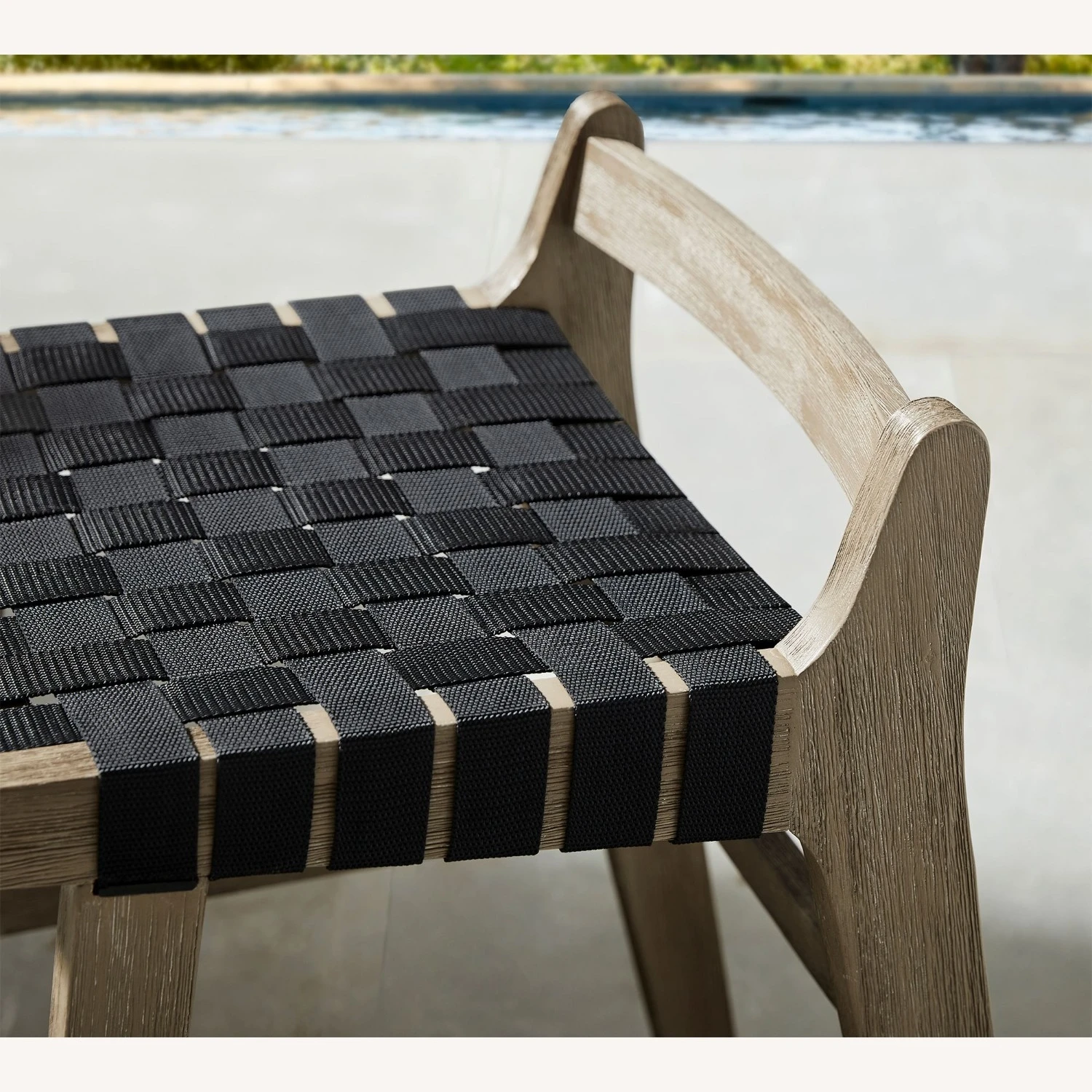 Pottery Barn Acacia Woven Outdoor Counter Stool 6 Pottery Barn Acacia Woven Outdoor Counter Stool - Image 4