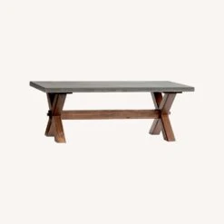 Pottery Barn Abbott Concrete & Acacia Rectangular Table 7 Pottery Barn Abbott Concrete & Acacia Rectangular Table -Othe Furniture Shop 1500 1500 frame 0 7222