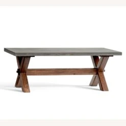 Pottery Barn Abbott Concrete & Acacia Rectangular Table 8 Pottery Barn Abbott Concrete & Acacia Rectangular Table -Othe Furniture Shop 1500 1500 frame 0 7223