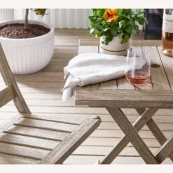 Pottery Barn Indio FSC Eucalyptus Folding Outdoor Table -Othe Furniture Shop 1500 1500 frame 0 7240