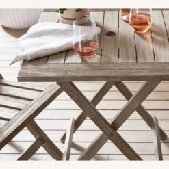 Pottery Barn Indio FSC Eucalyptus Folding Outdoor Table -Othe Furniture Shop 1500 1500 frame 0 7242