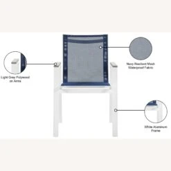 Other Outdoor Patio Dining Chair In Navy Mesh Fabric -Othe Furniture Shop 1500 1500 frame 0 7249