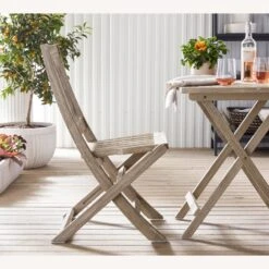 Pottery Barn Indio FSC Eucalyptus Folding Outdoor Chair -Othe Furniture Shop 1500 1500 frame 0 7279