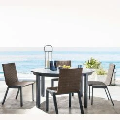 Pottery Barn Indio Metal Round Outdoor Dining Table -Othe Furniture Shop 1500 1500 frame 0 7296