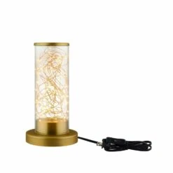 Other Table Lamp In Clear Cylindrical Shape & Brass Base -Othe Furniture Shop 1500 1500 frame 0 73