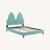 Other Full Bed In Tufted Mint Velvet W/ French Details
