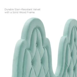 Other Full Bed In Tufted Mint Velvet W/ French Details 17 Other Full Bed In Tufted Mint Velvet W/ French Details -Othe Furniture Shop 1500 1500 frame 0 7306