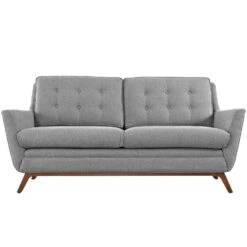 Other Mid-Century Style Loveseat In Gray Fabric -Othe Furniture Shop 1500 1500 frame 0 7387