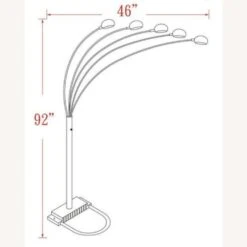 Other Floor Lamp W/ 5 Dome Shades In Satin Black Finish 11 Other Floor Lamp W/ 5 Dome Shades In Satin Black Finish -Othe Furniture Shop 1500 1500 frame 0 742